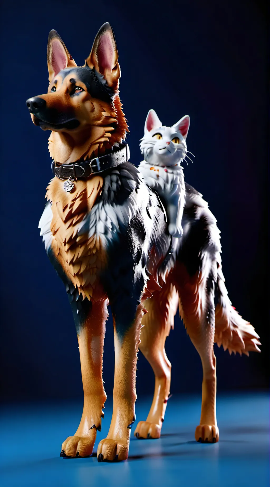 ai character: P & B background