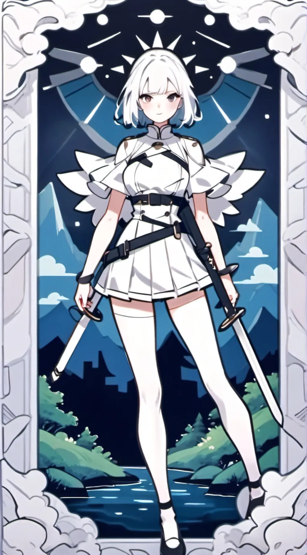 ai character: Rose background