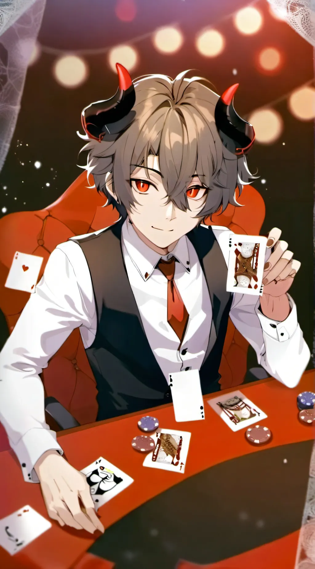 ai character: hazbin hotel :D background