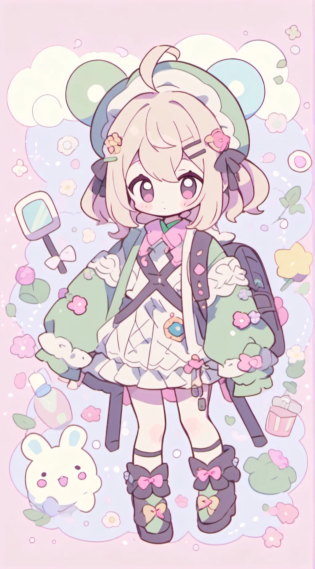 ai character: fpe pick me girl! background