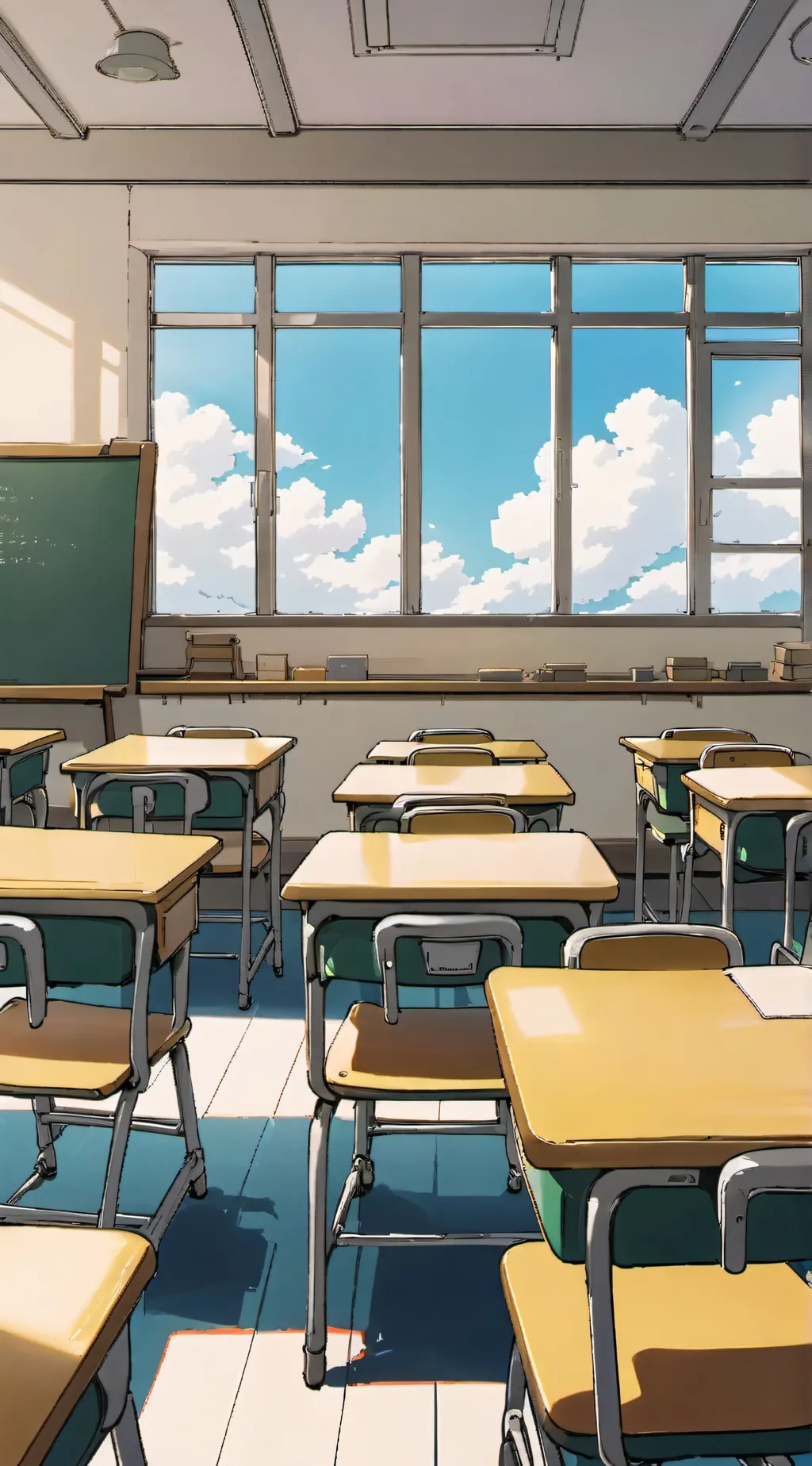 ai character: Classroom background