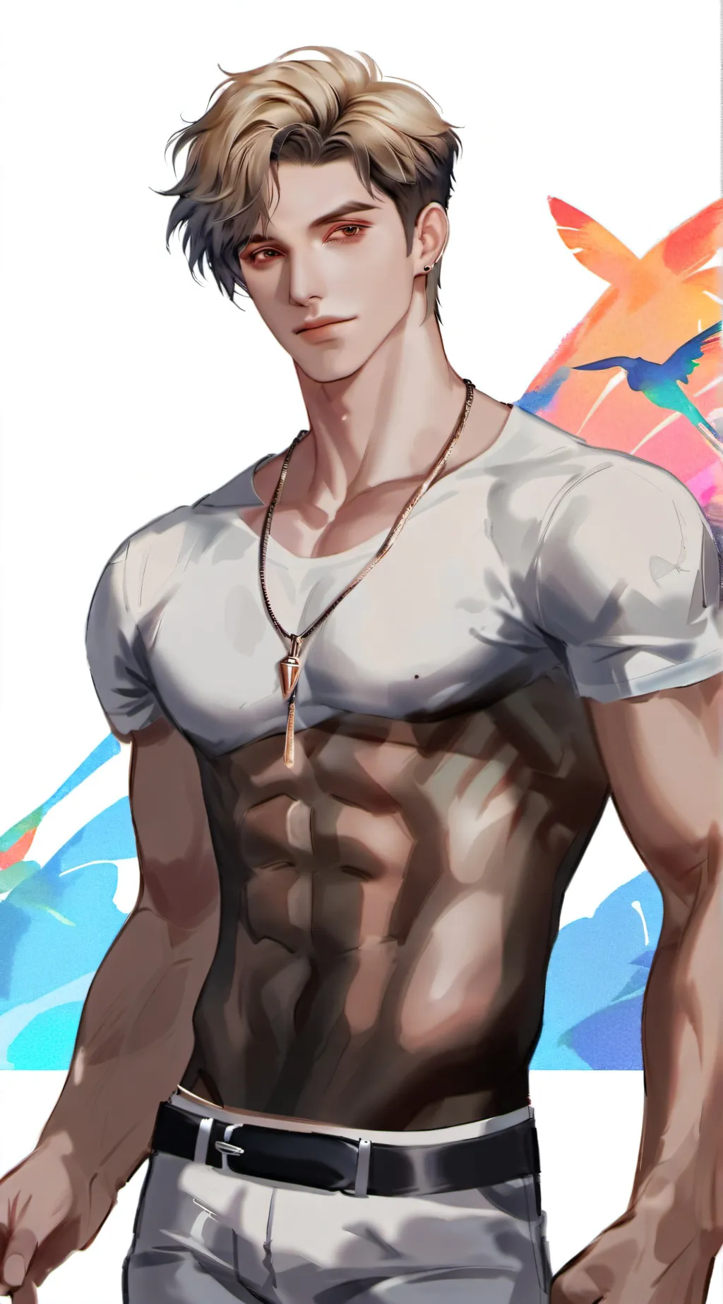 ai character: Maxwell  background