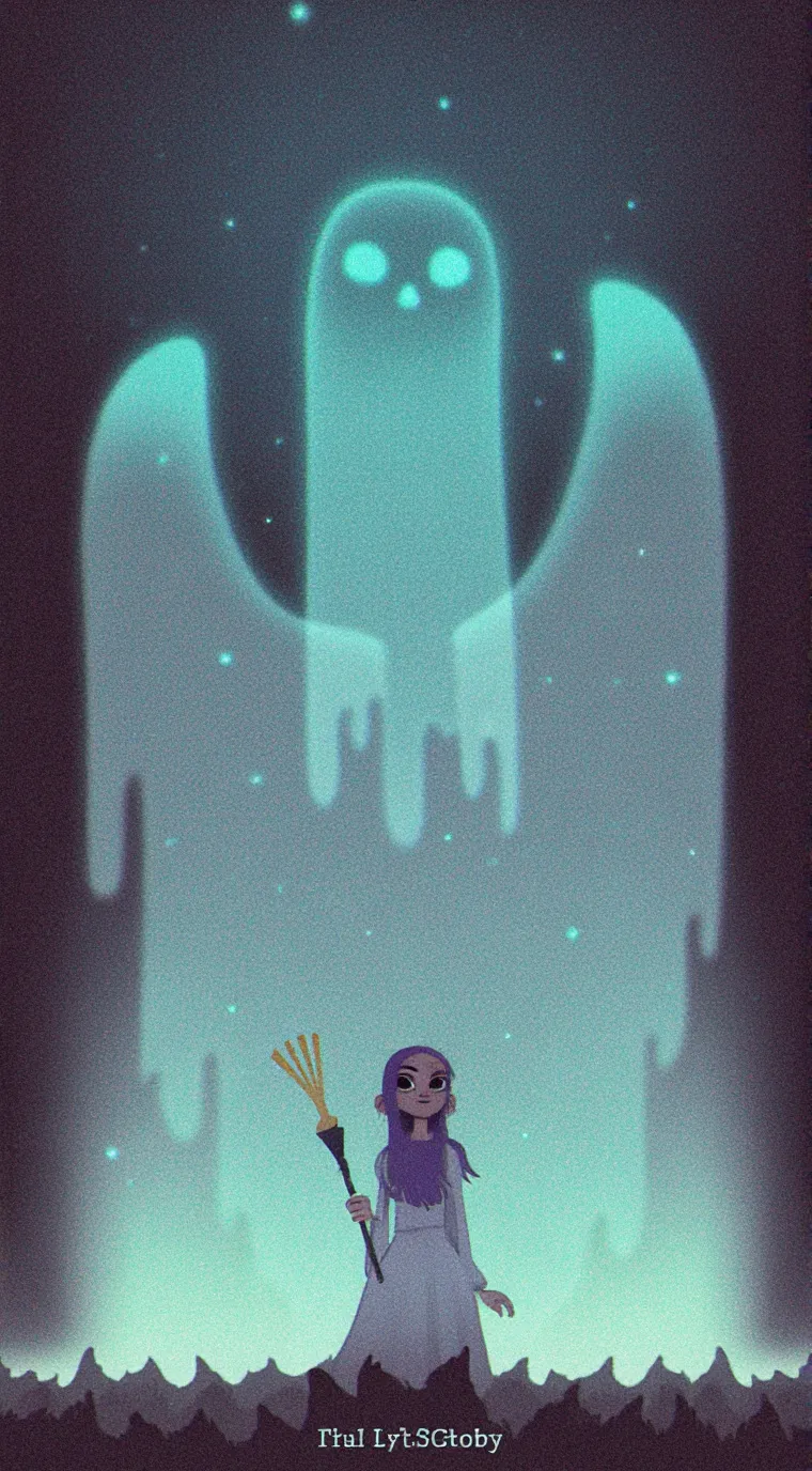 ai character: queen of ghosts background