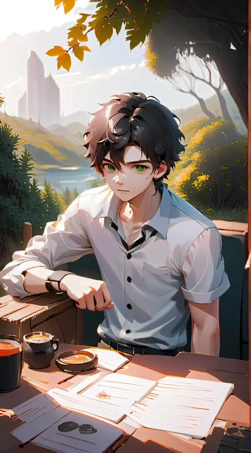 ai character: Alex background