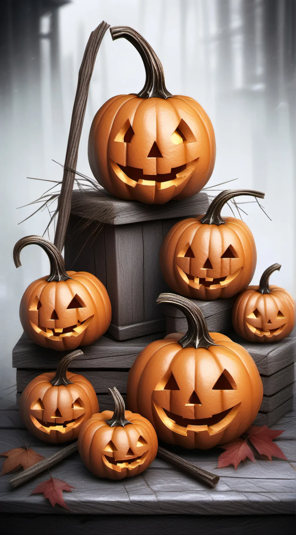 ai character: Jack-O-lanternlane background