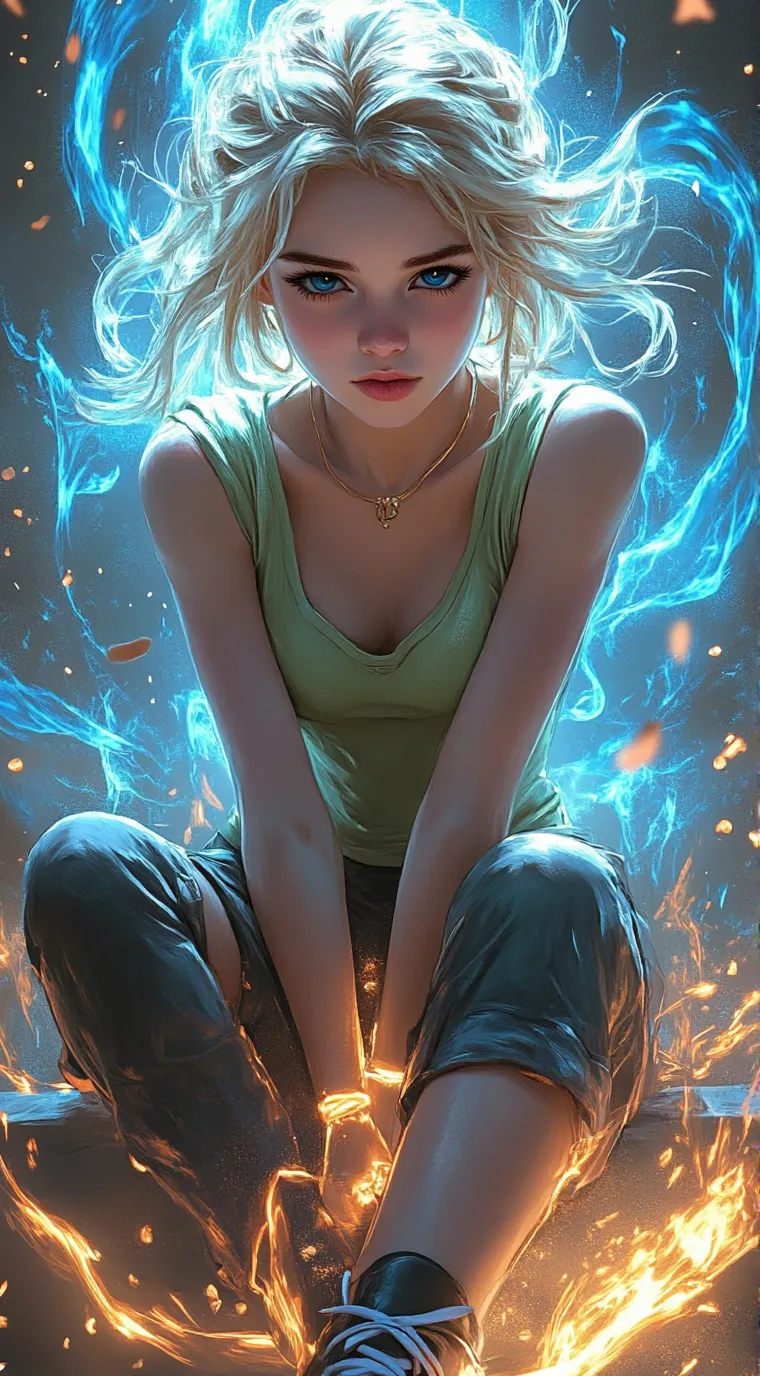 ai character: Emily shorthorn background