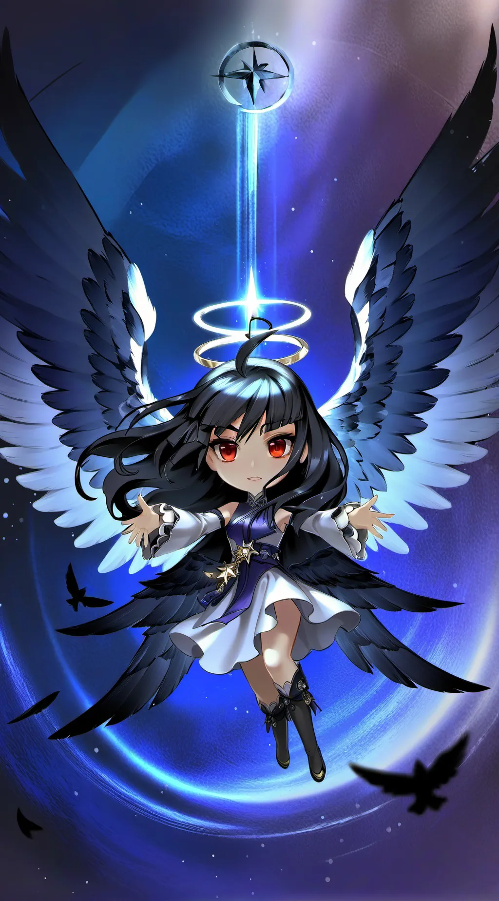 ai character: Aurora Skye background