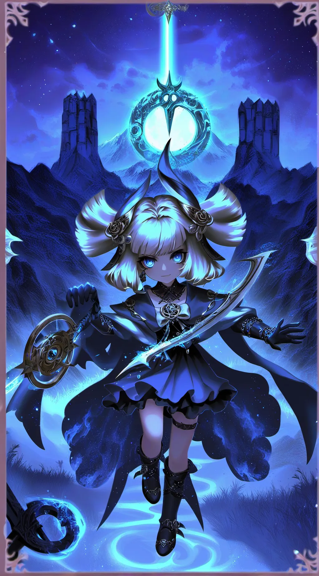 ai character: RIKA  background