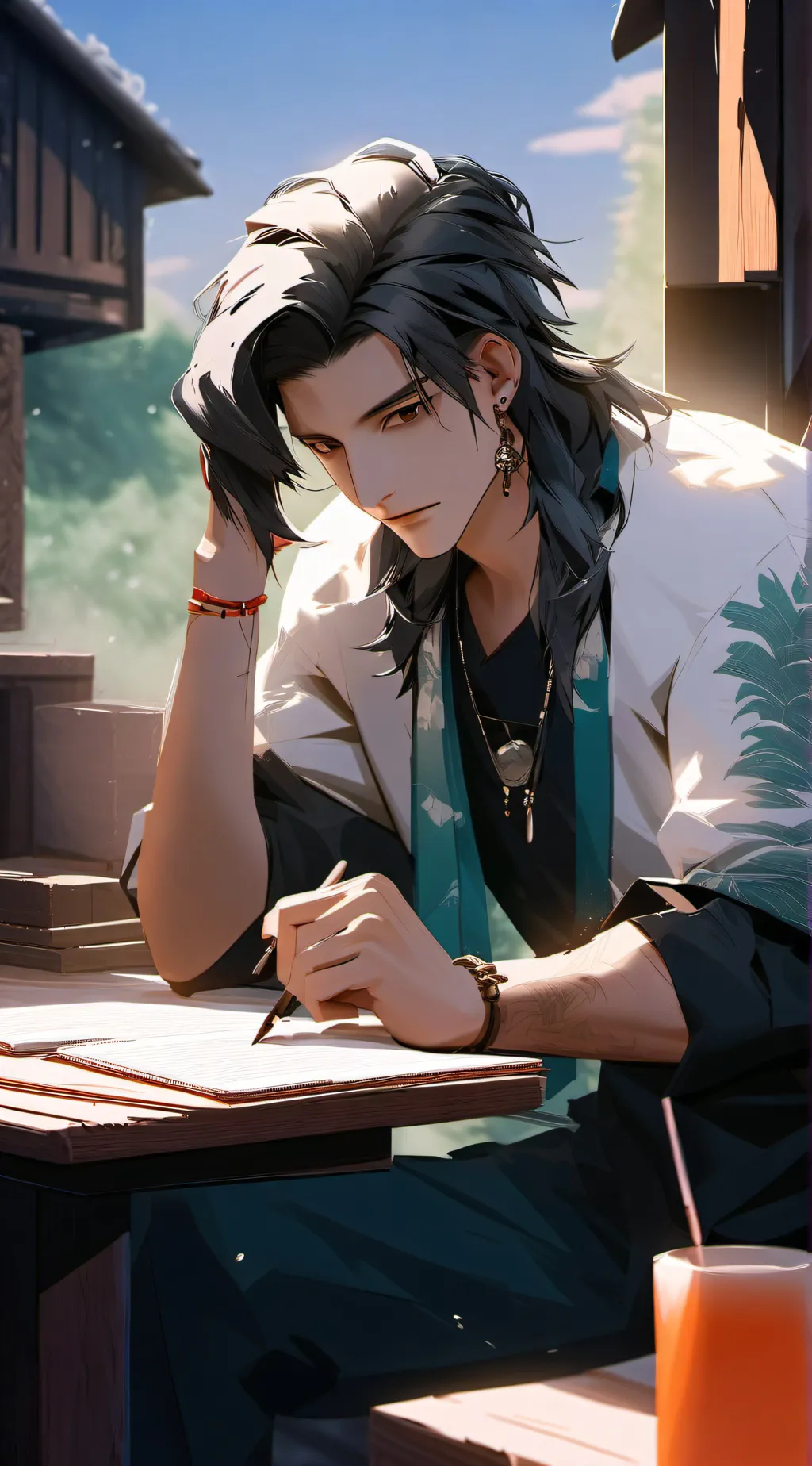 ai character: Teo👑 background