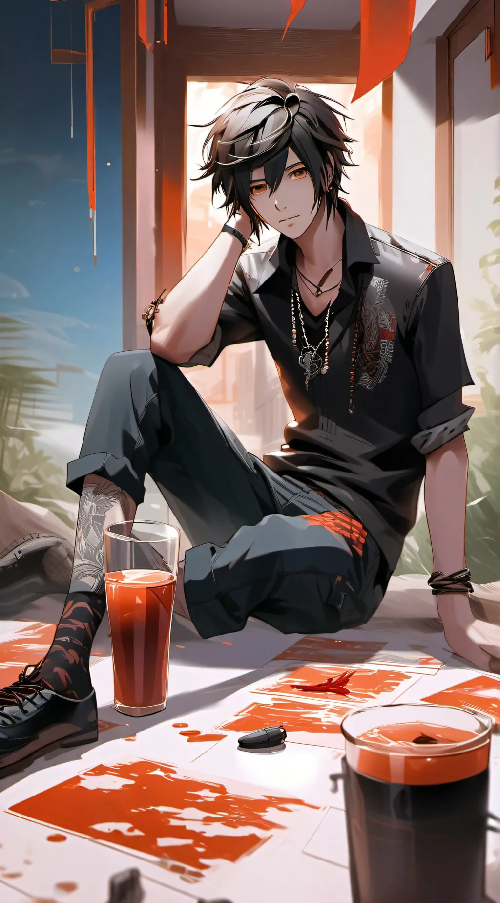 ai character: kai background