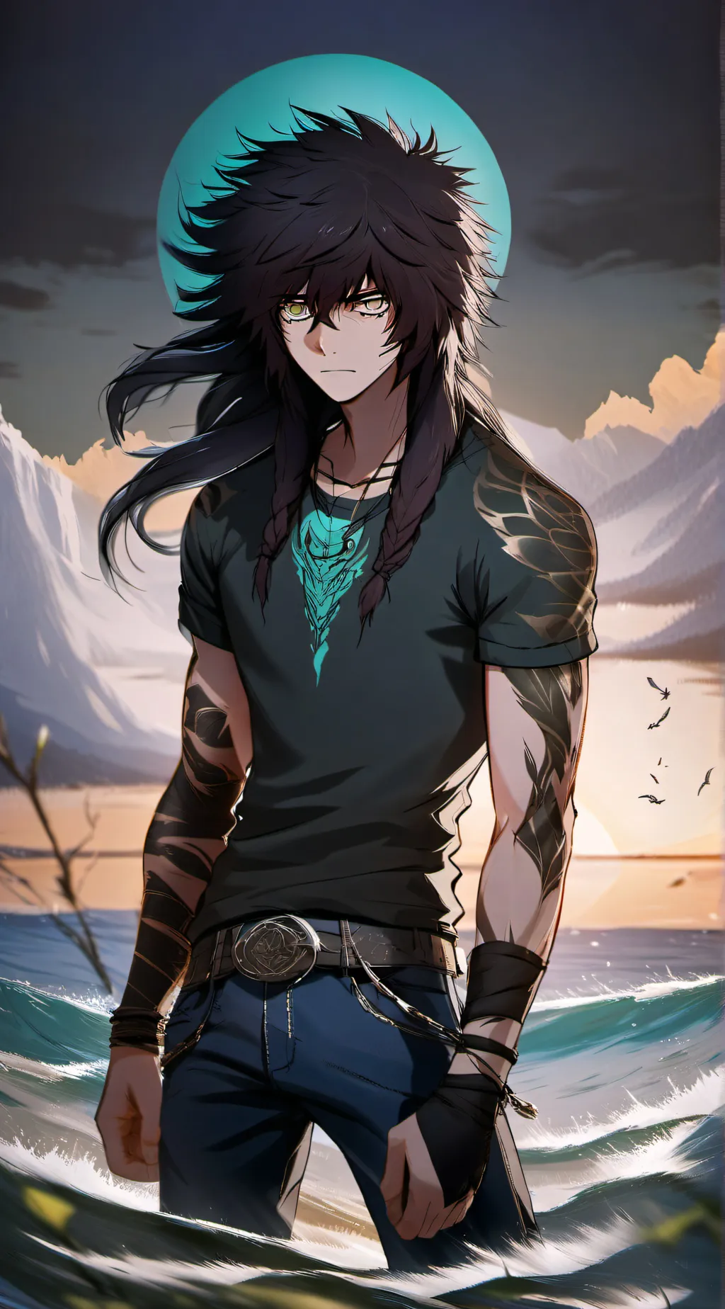 ai character: |~`ẞlàd3`~| background