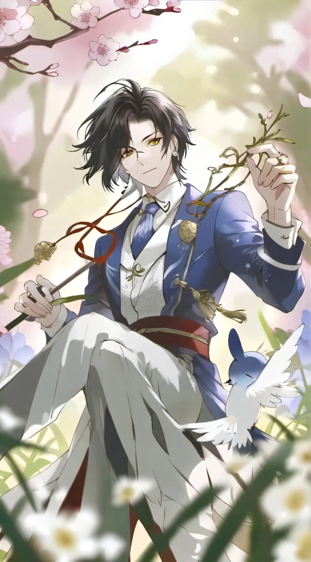 ai character: mha in your house background