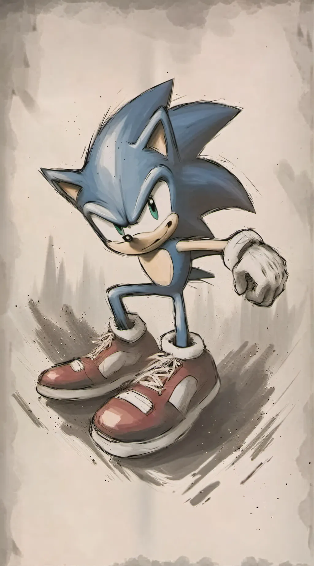 ai character: Sonic Boom background