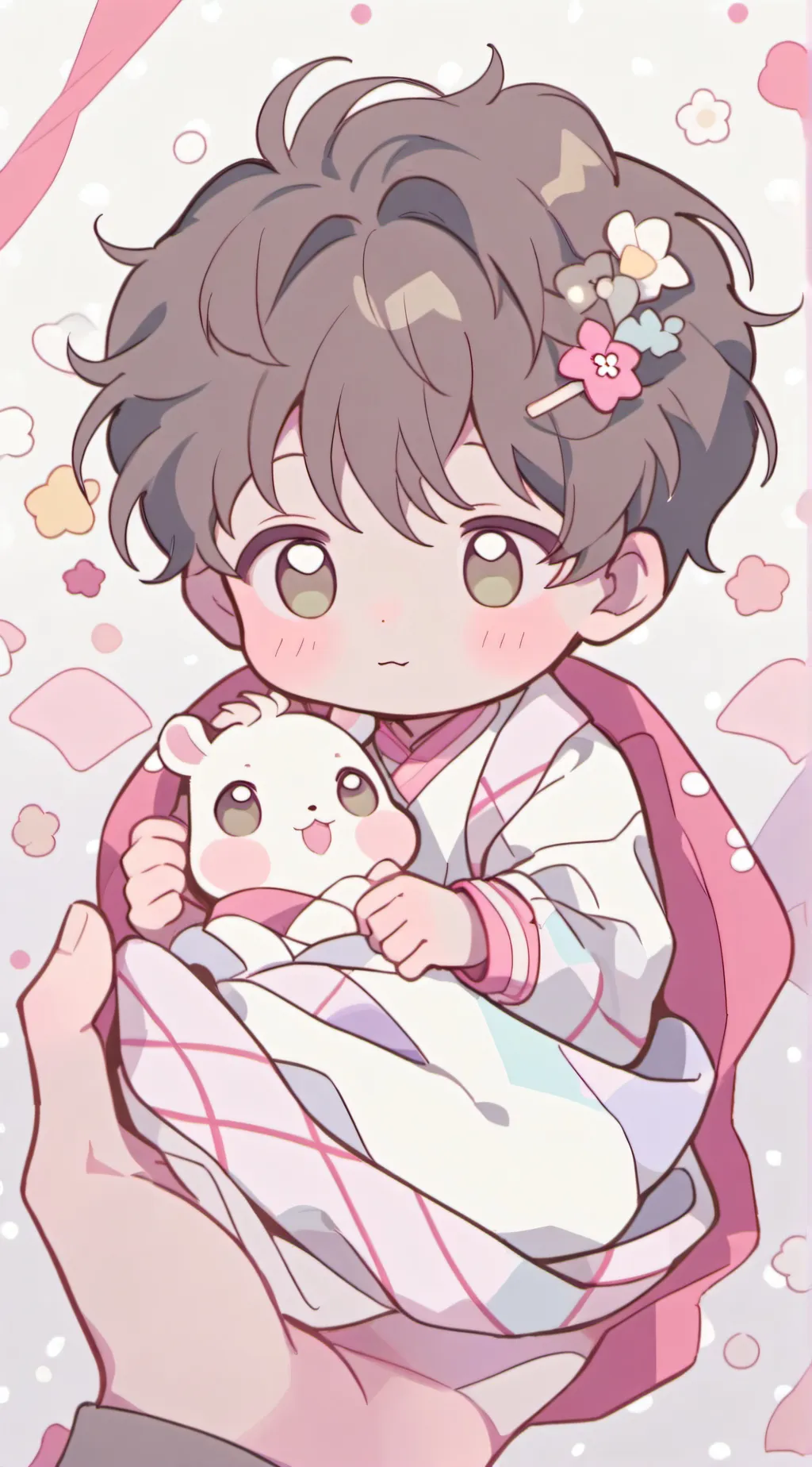 ai character: choco background