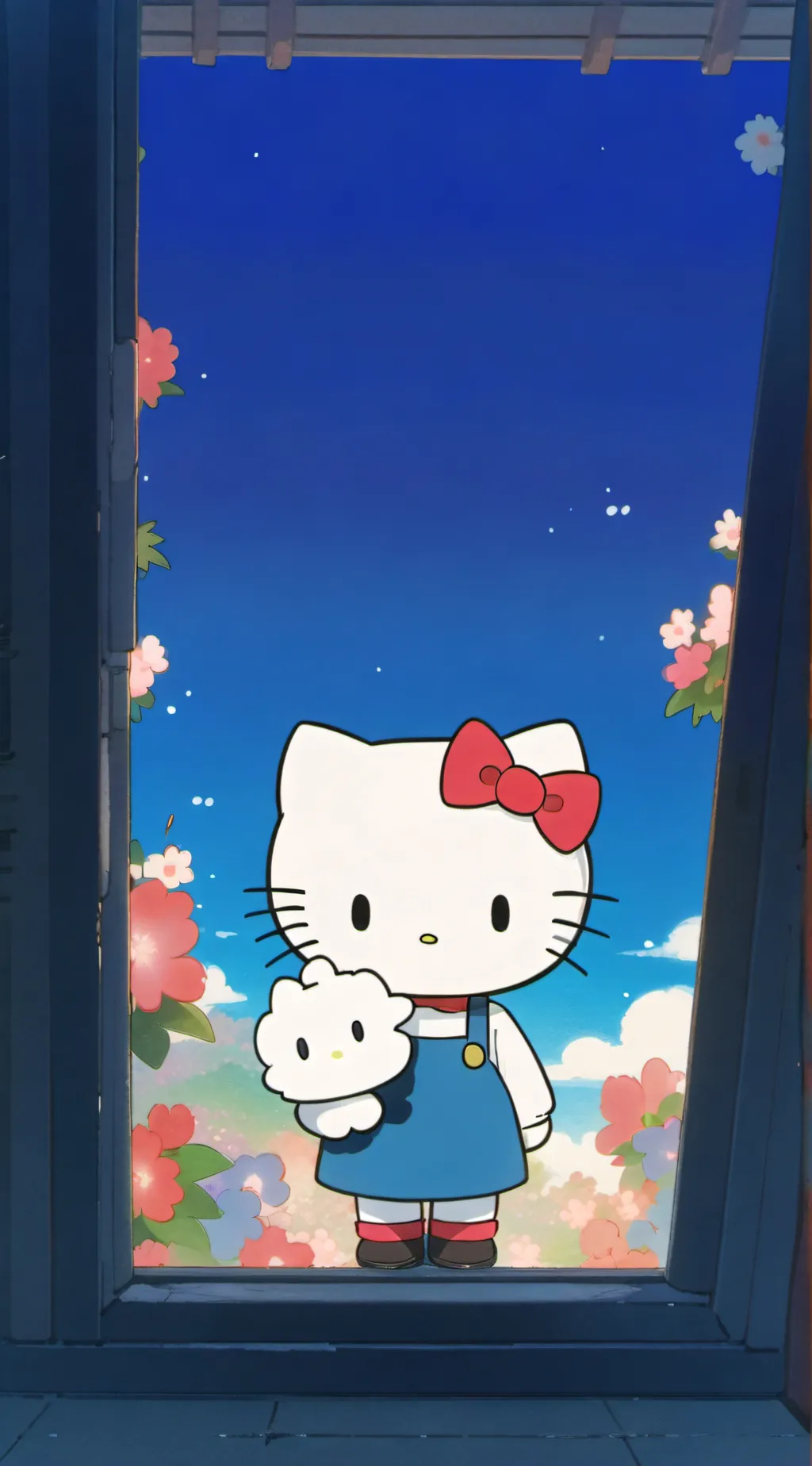 ai character: 🎀~Hello kitty~🎀 background