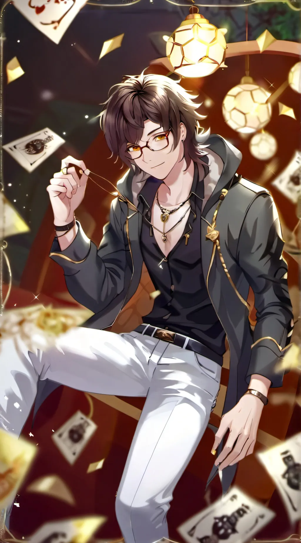 ai character: Lucas  background