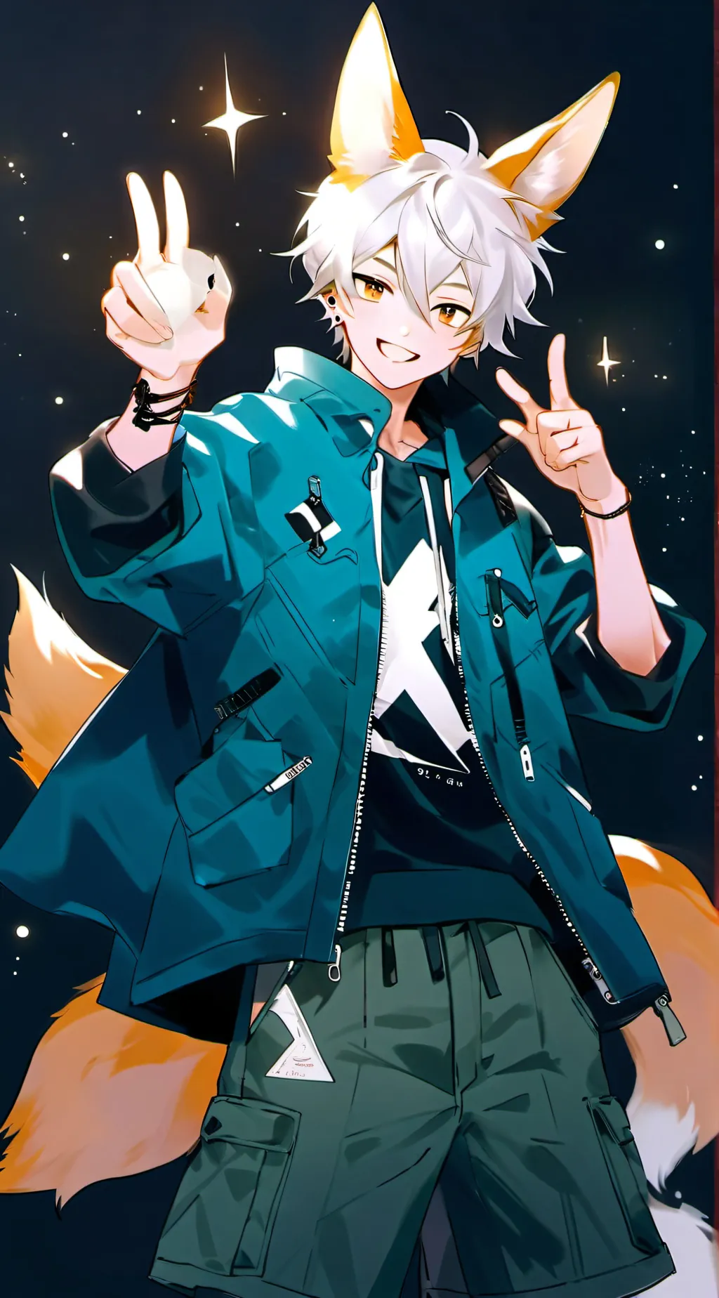 ai character: 🍂🦊Tyrell🦊🍂 background