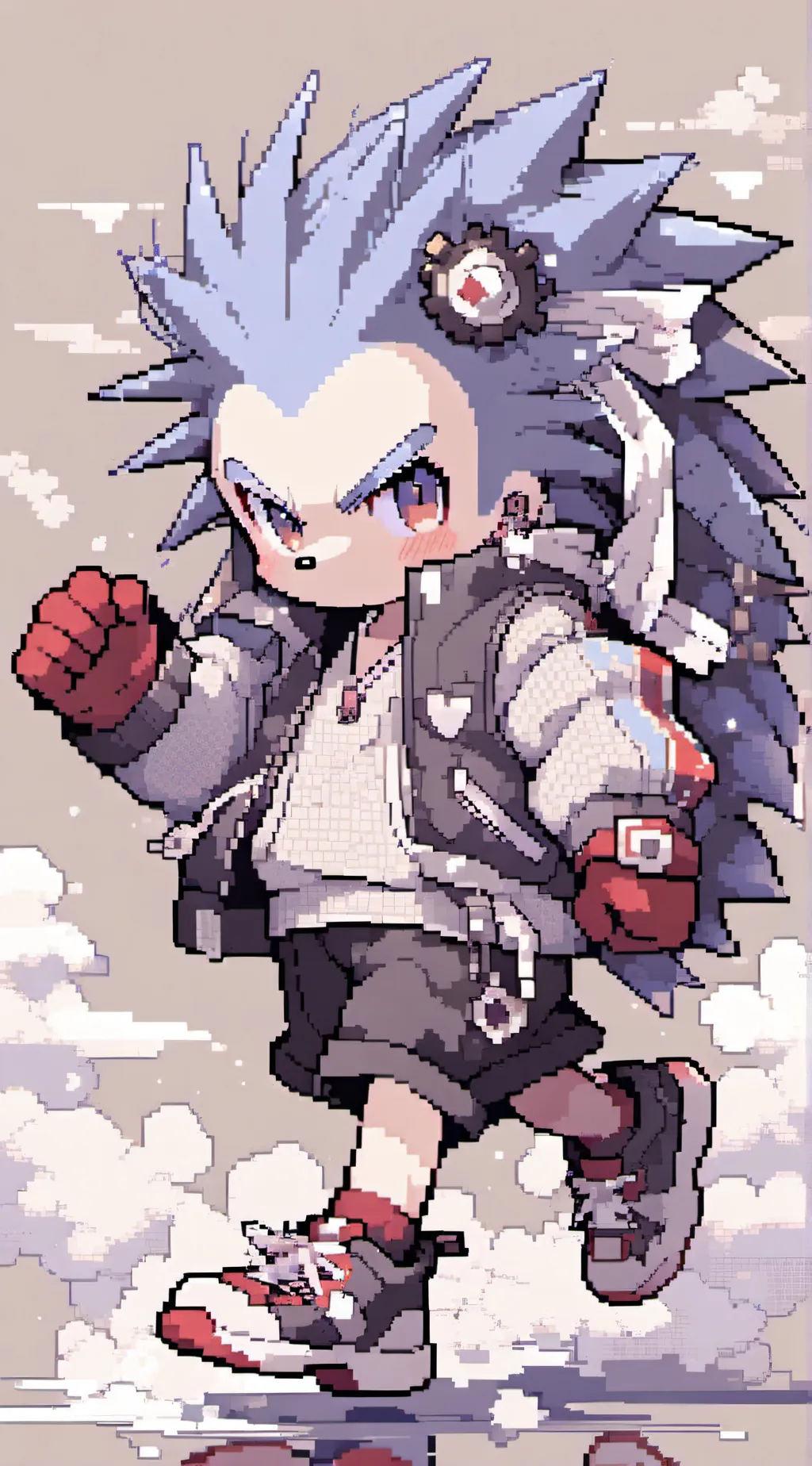 ai character: SA2 Hero Ver. background