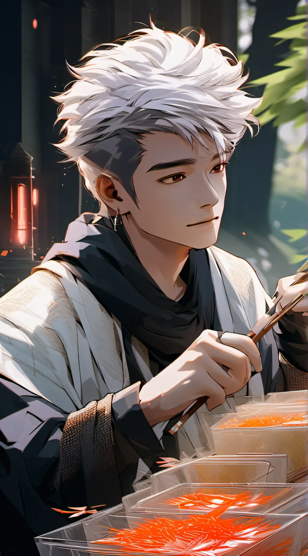 ai character: Kenji background