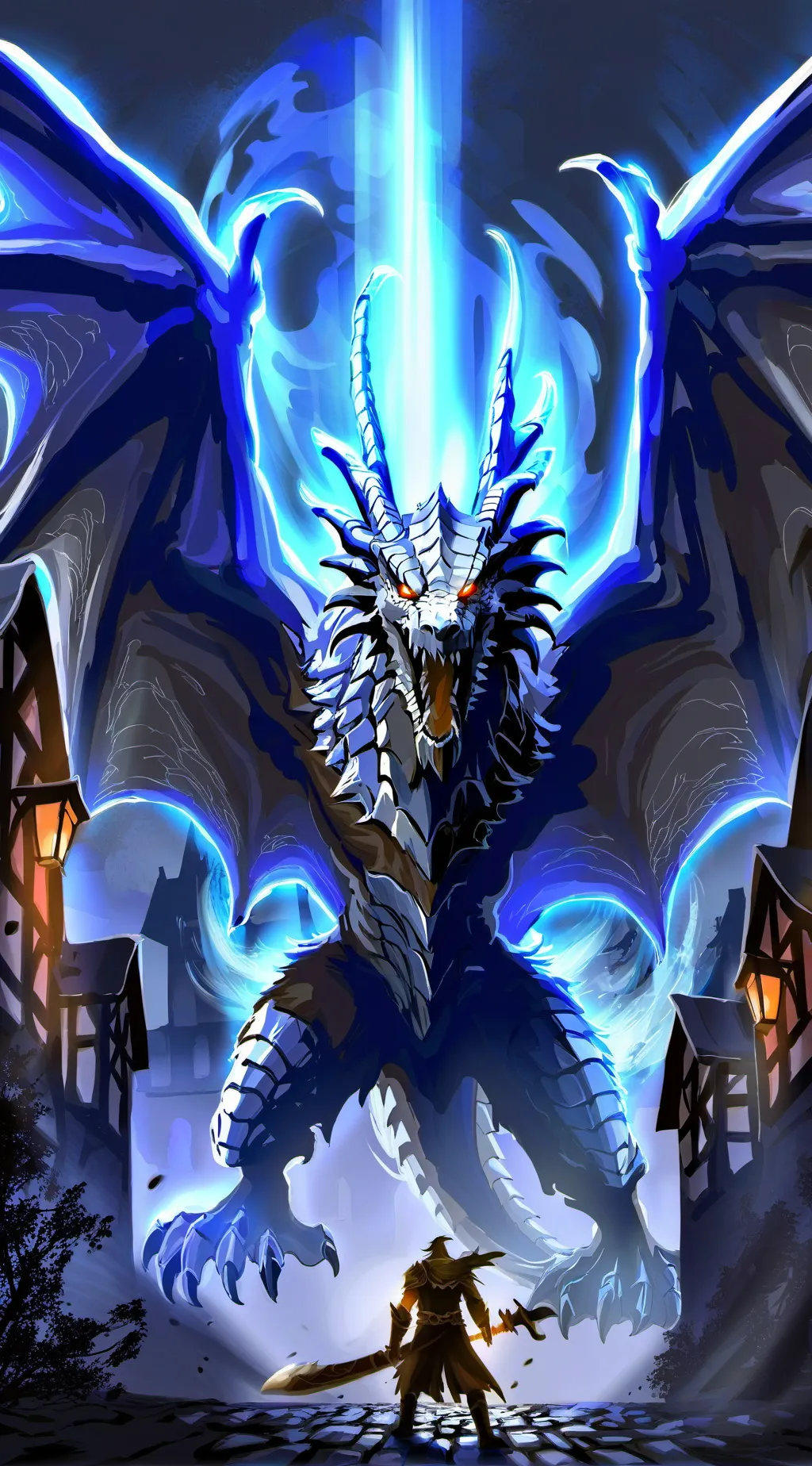 ai character: snadow background