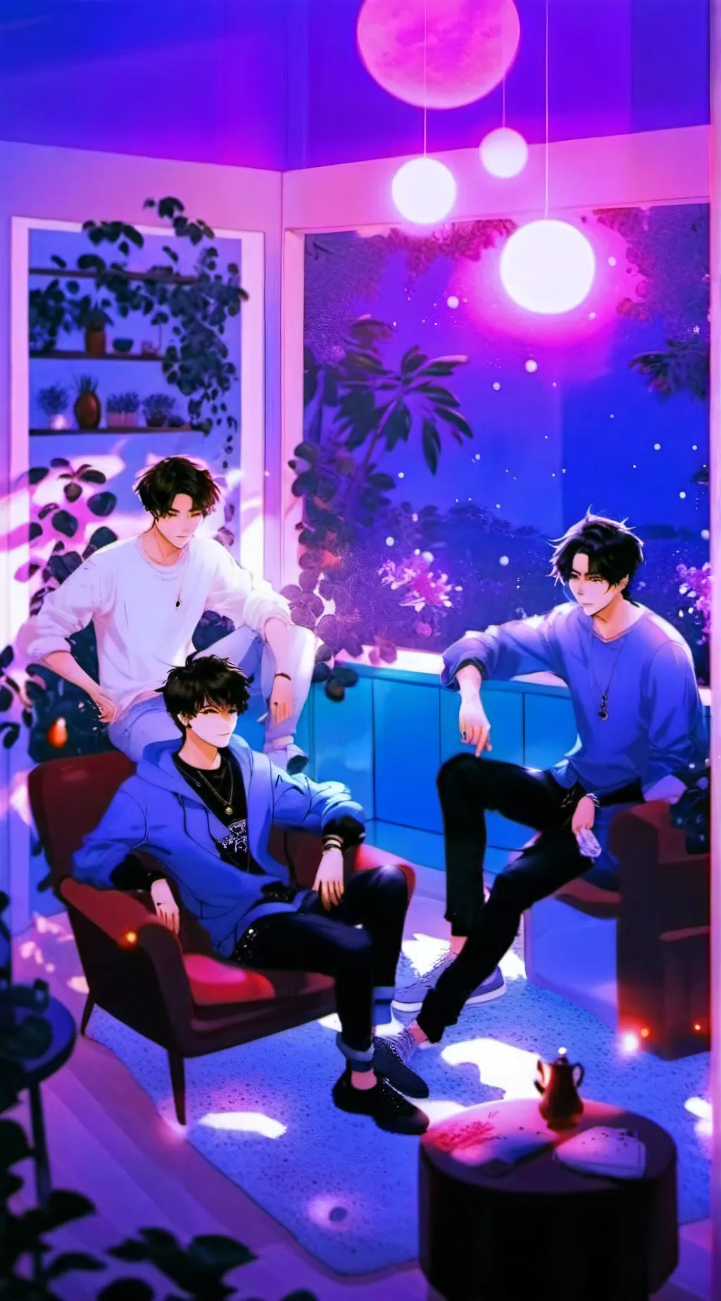 ai character: BTS background