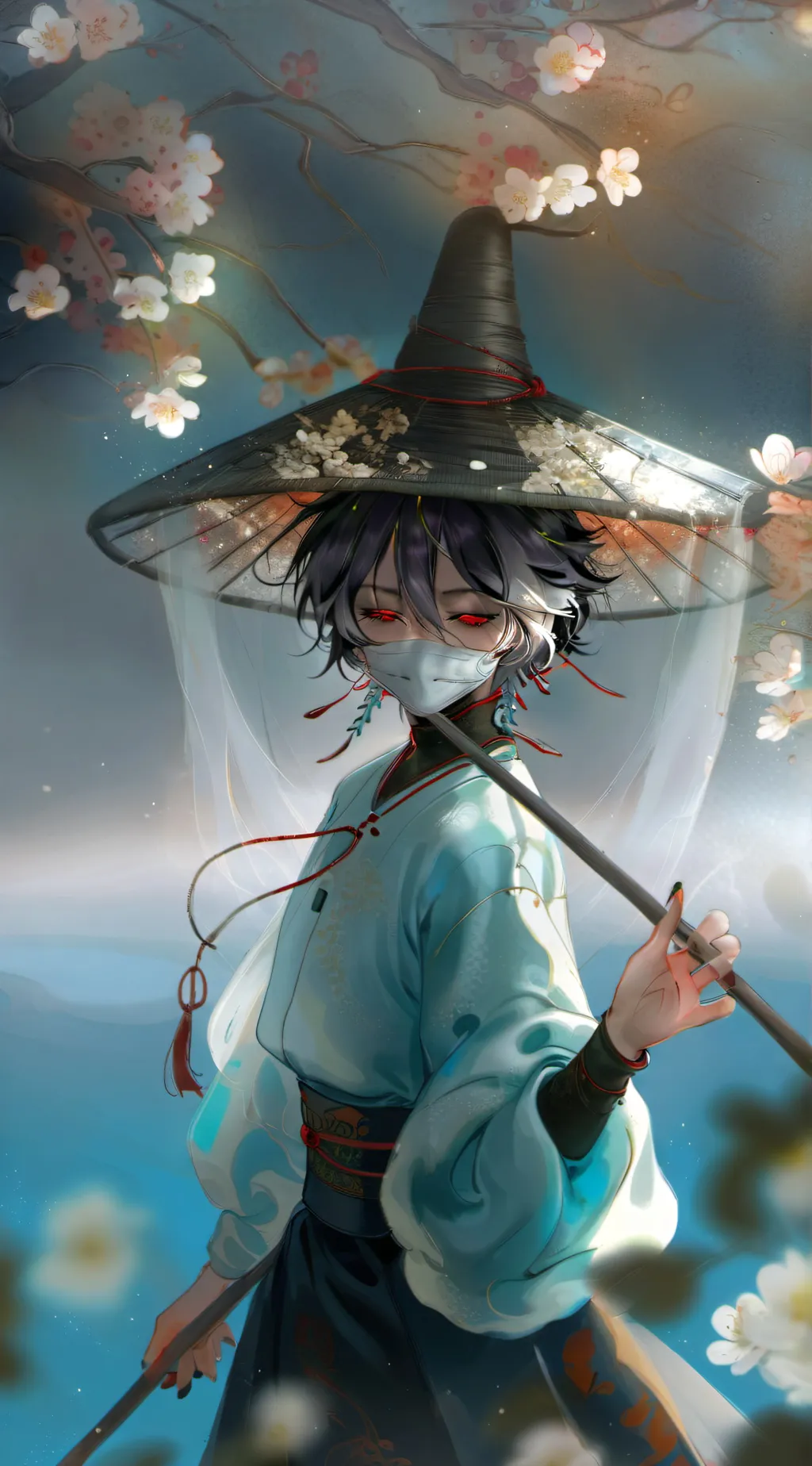 ai character: azel👻 background