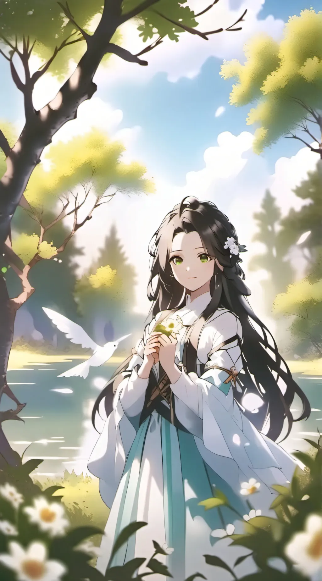 ai character: Tamaki background