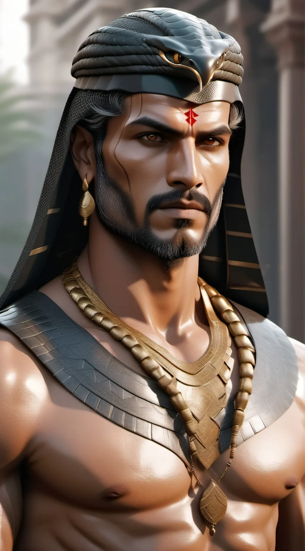 ai character: Rajah Cobra  background