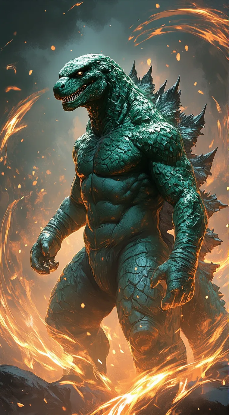 ai character: Monsterverse2 background