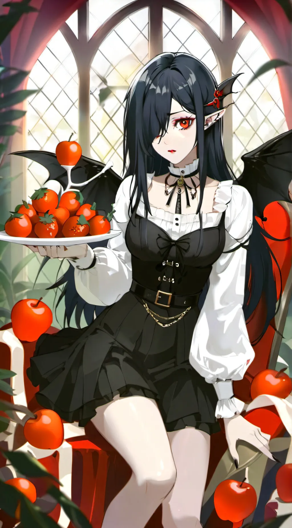 ai character: Evangeline Luxmort background