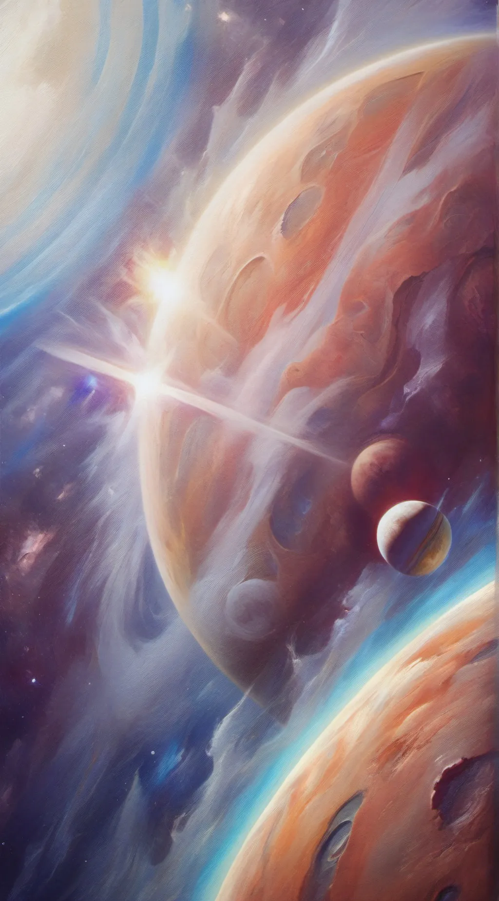 ai character: ~Earth x mars~ background