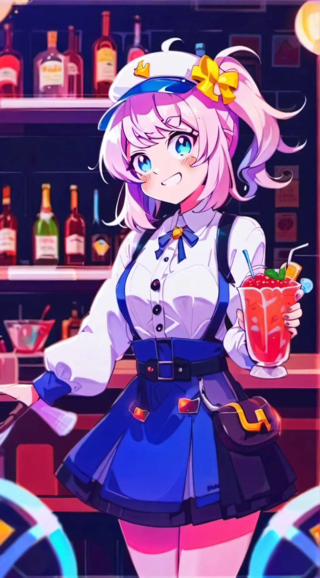 ai character: Autum background