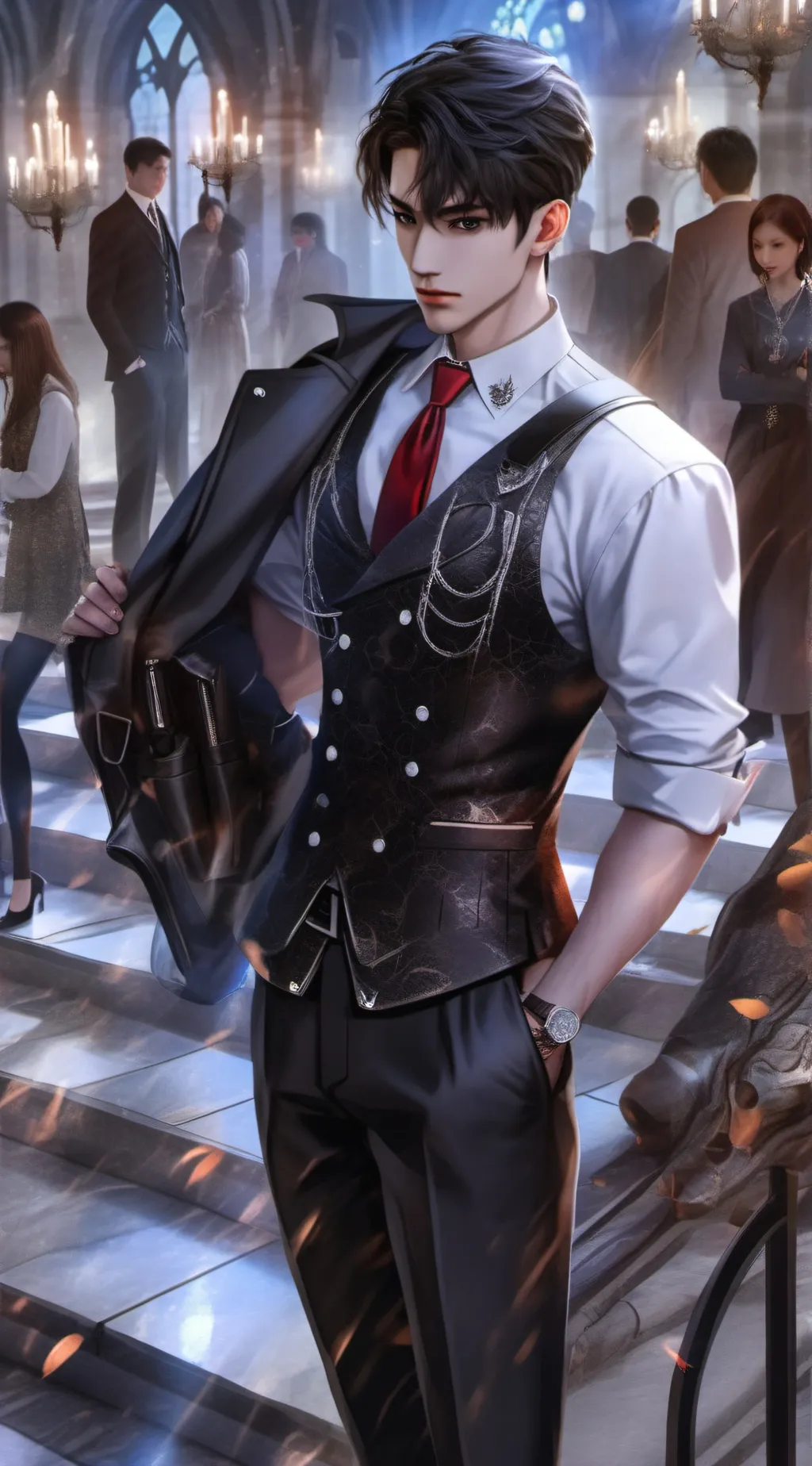 ai character: *~*Leo*~* background