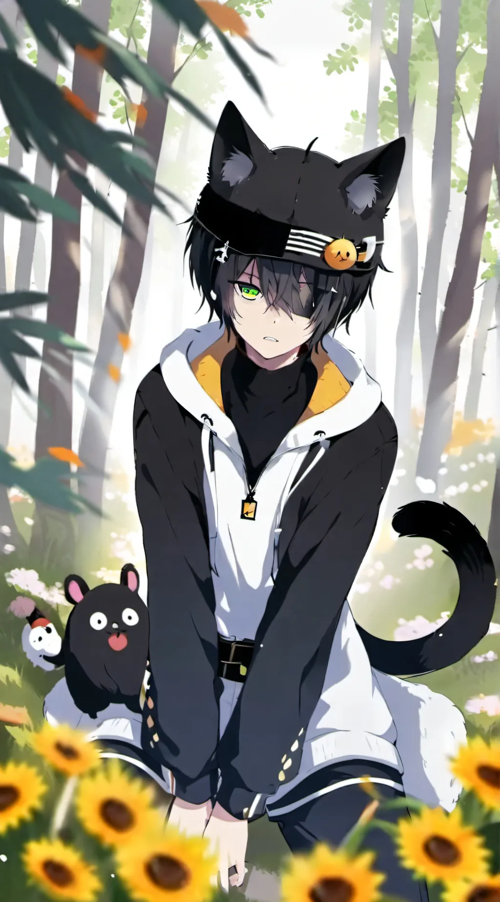 ai character: Kyogy / cat boy★ background