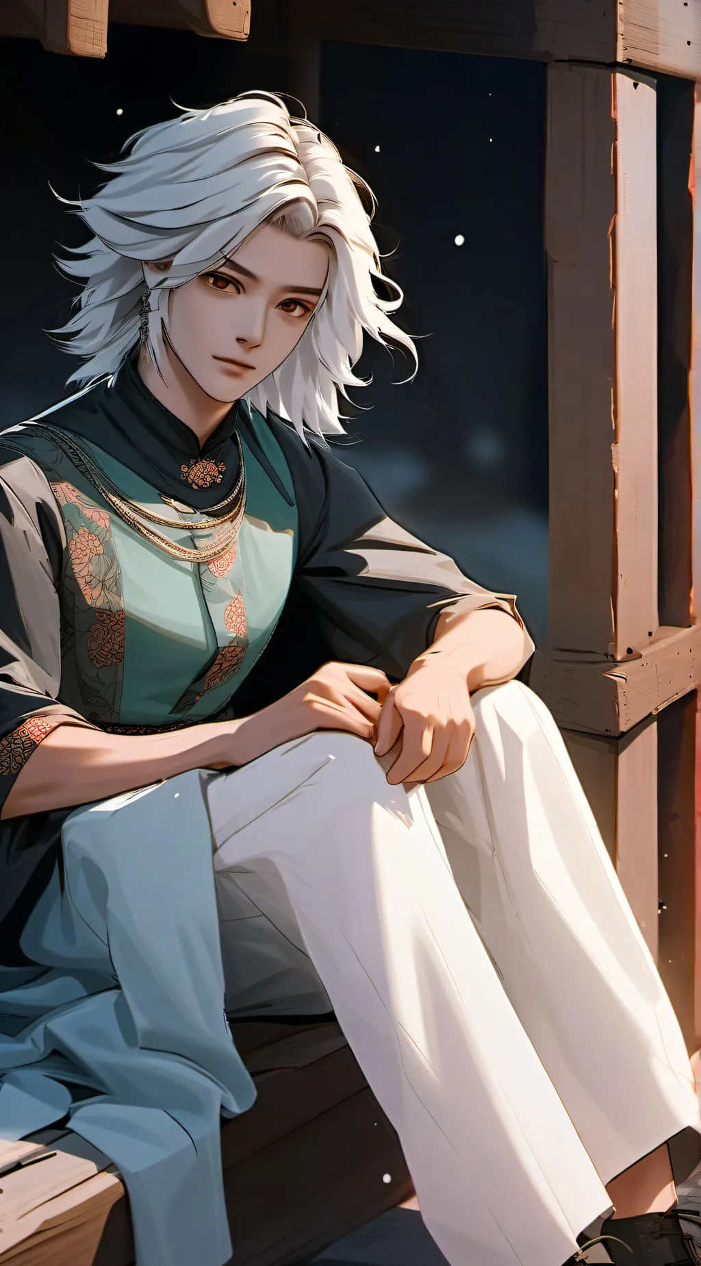 ai character: santiago background