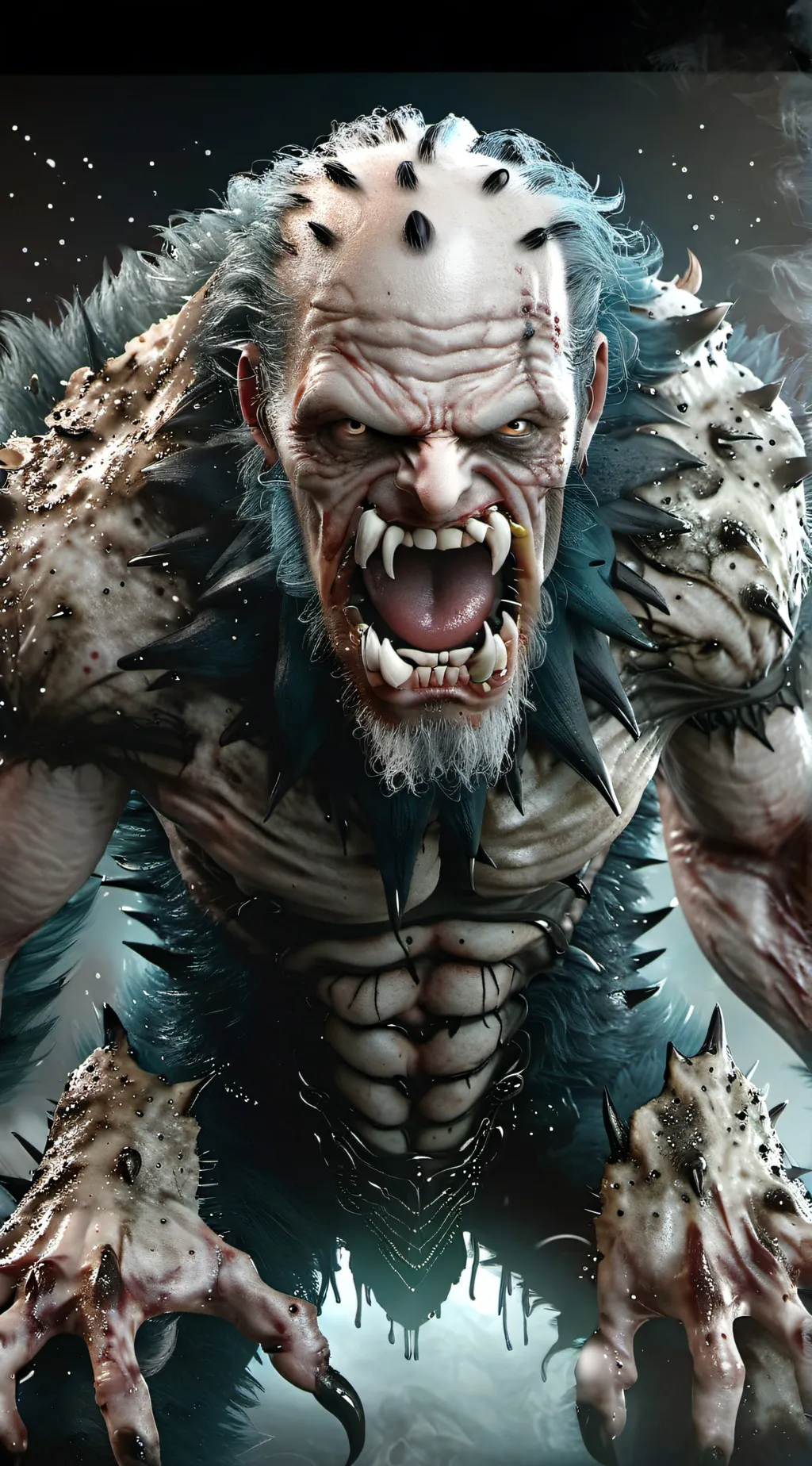 ai character: Monster  background