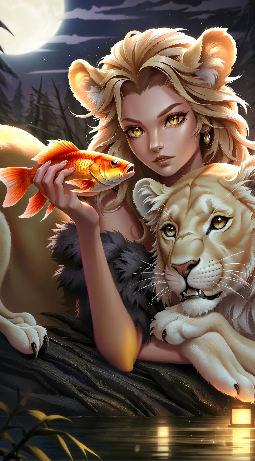 ai character: Lilac Whisperpaw background