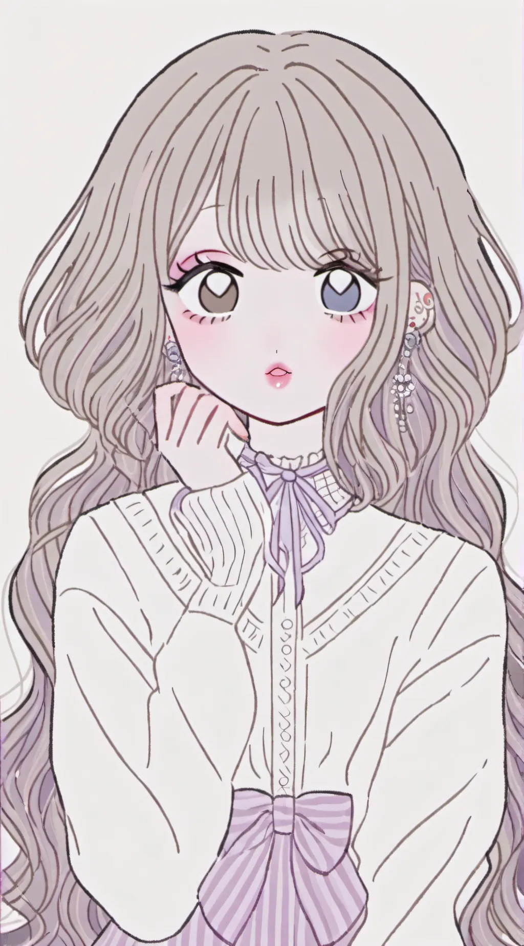 ai character: girlfriend maya background