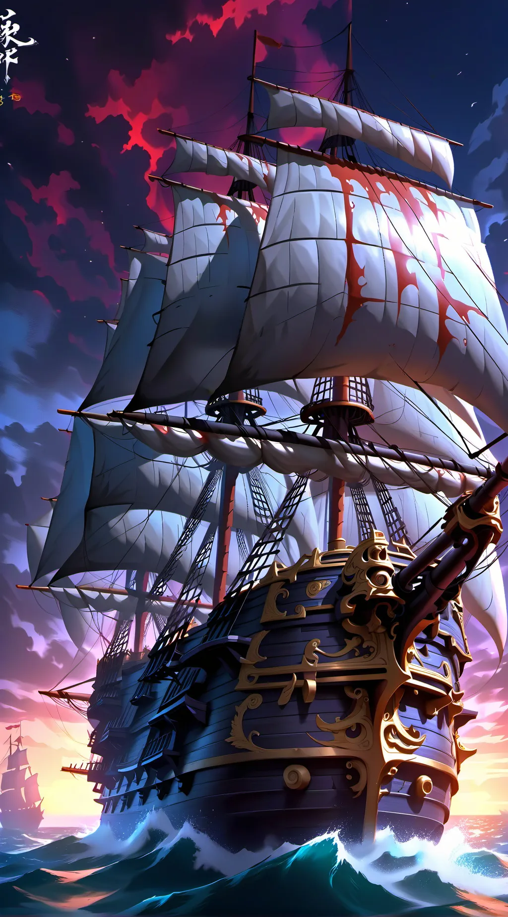 ai character: man o' war background