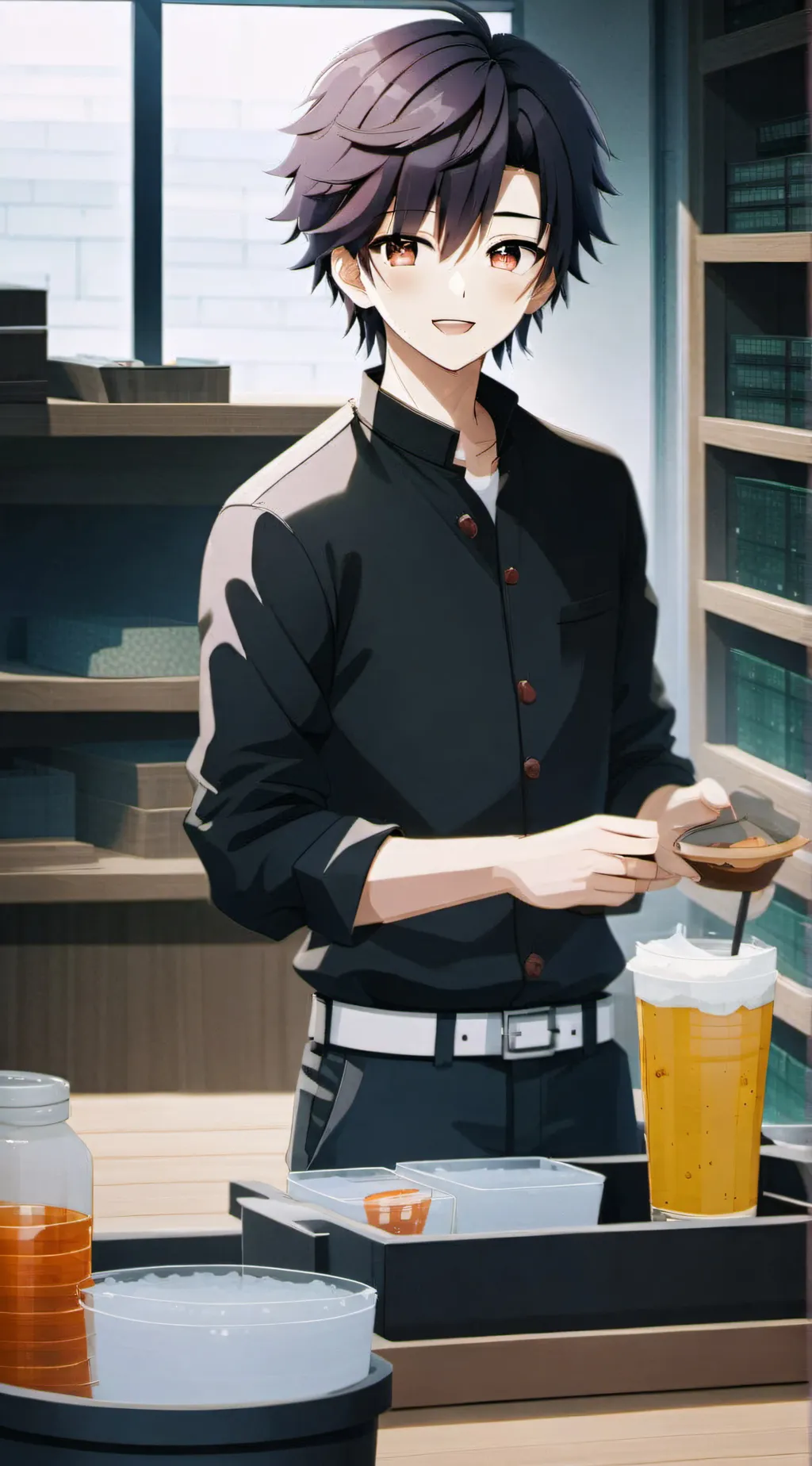 ai character: Liam background