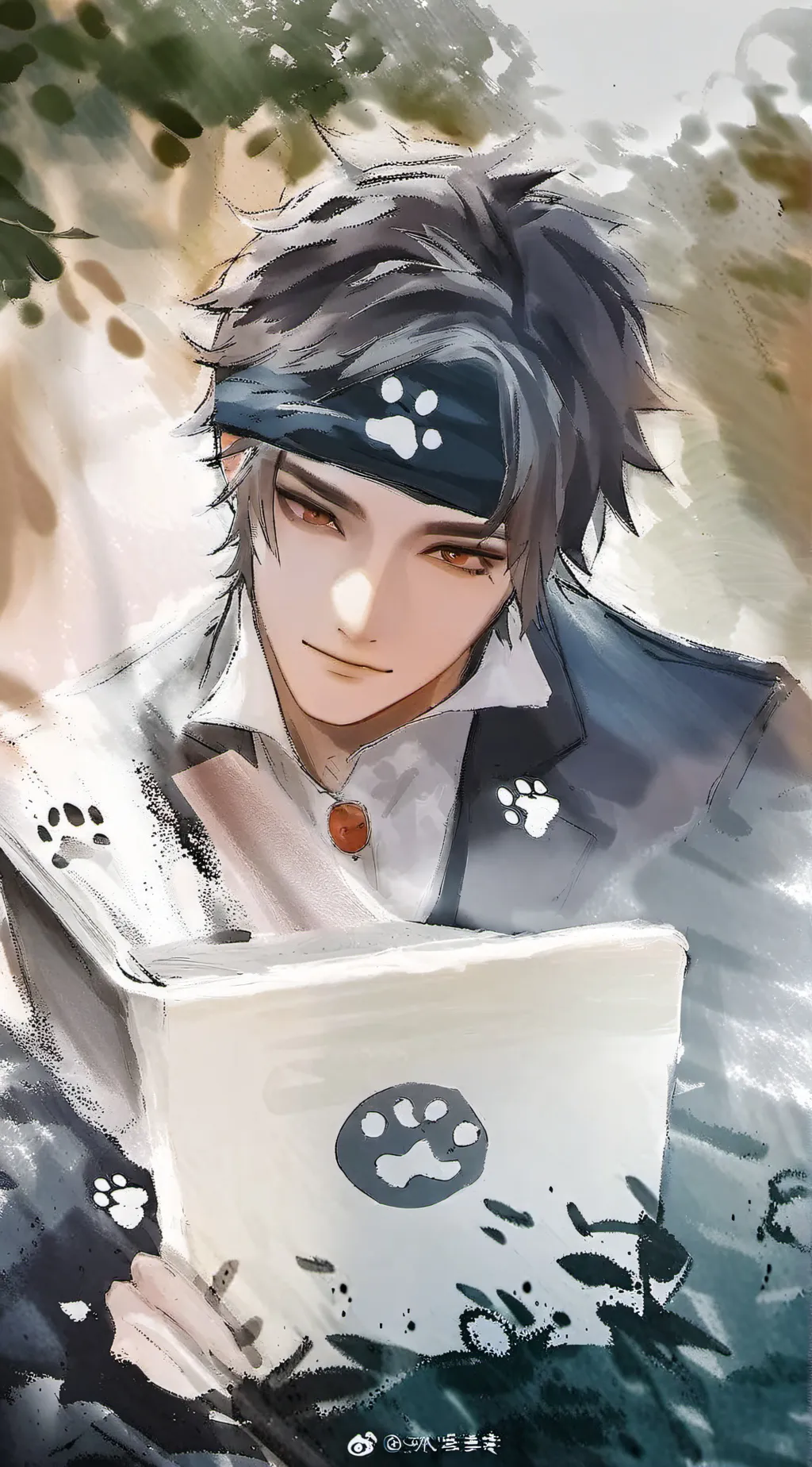 ai character: Koji background