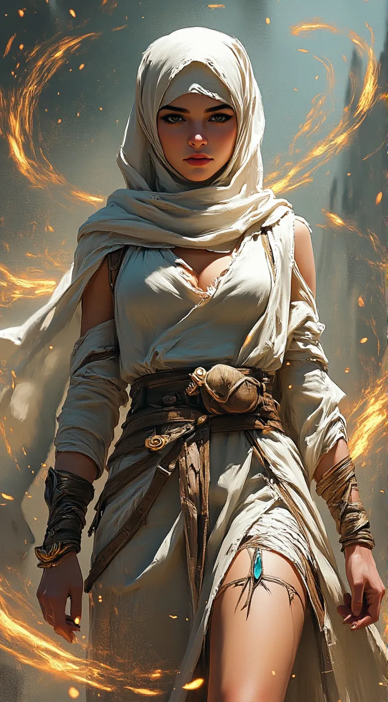 ai character: Photine  background