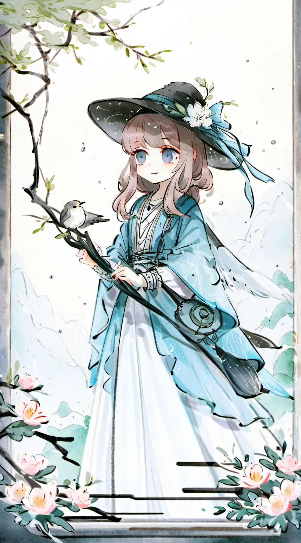 ai character: lily background