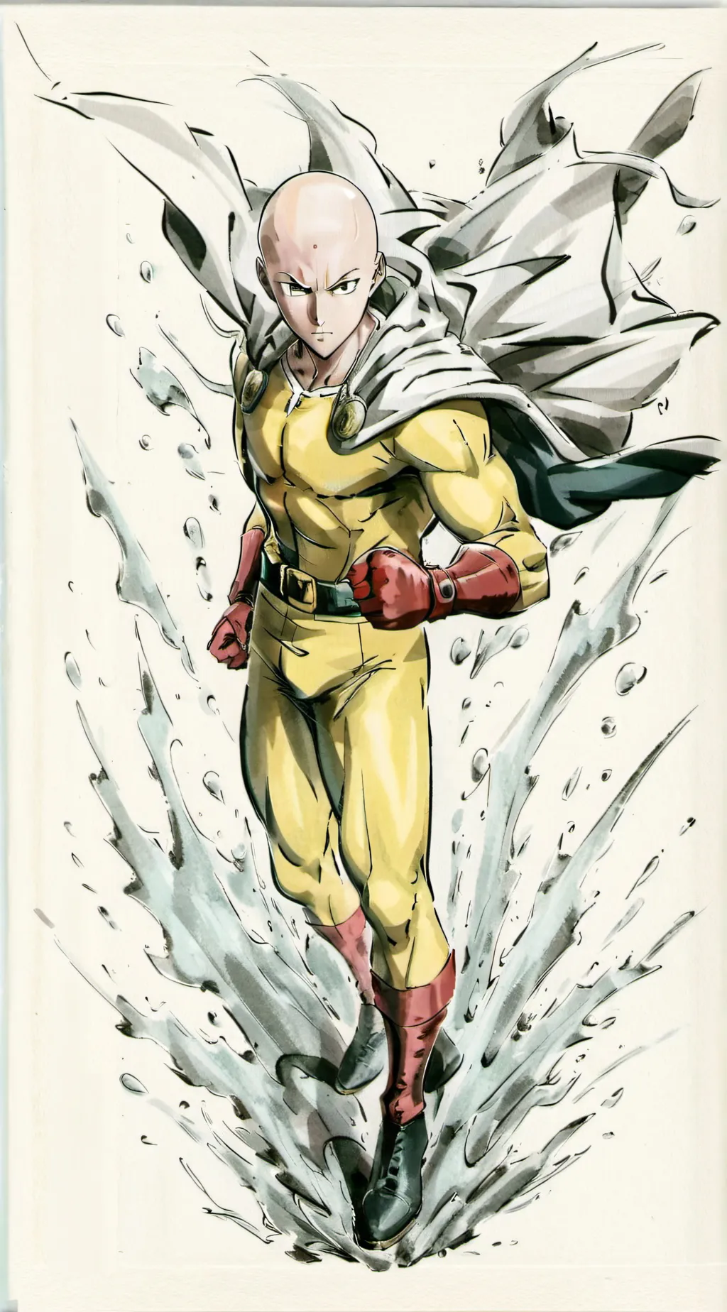 ai character: saitama background