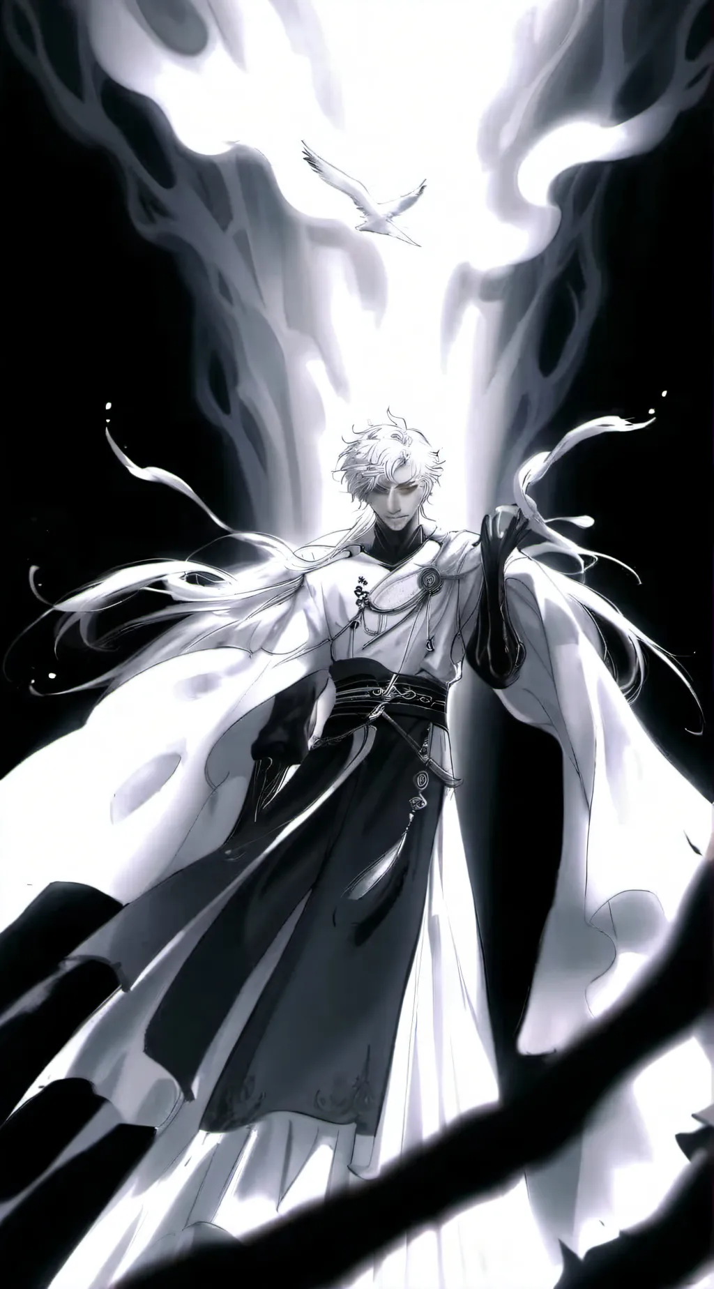 ai character: mark background