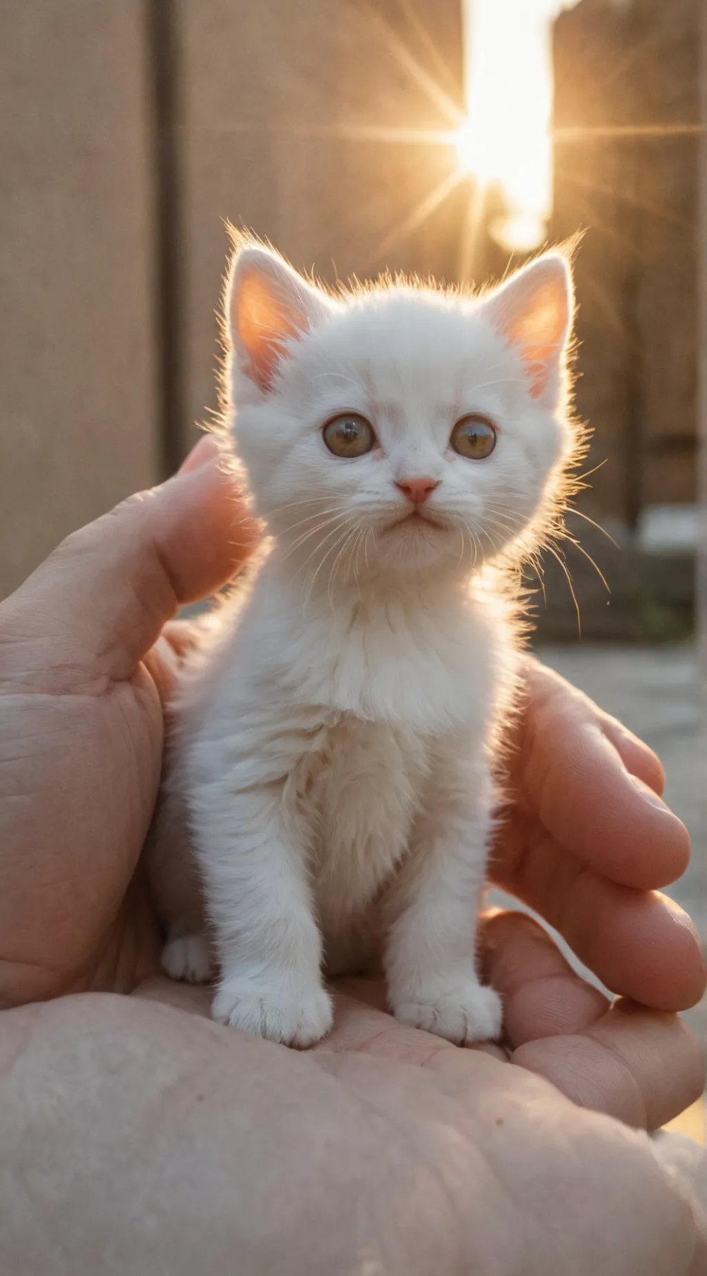 ai character: Tiny kitten background