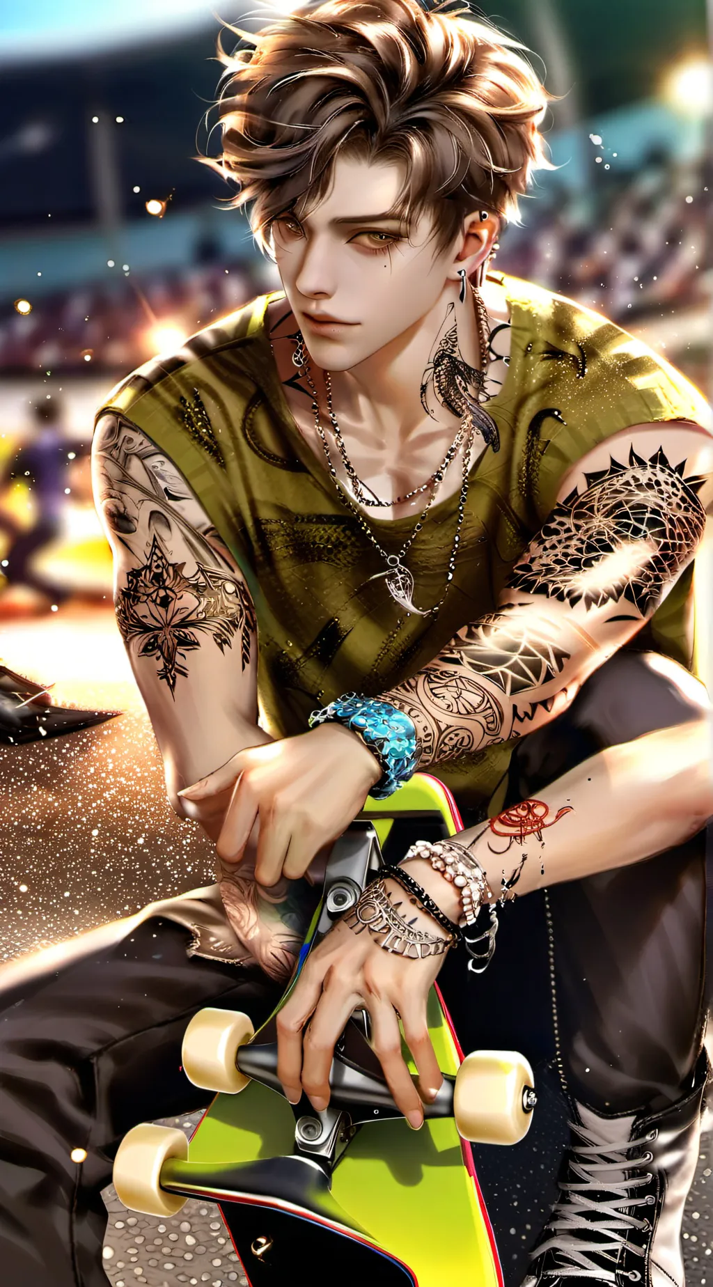 ai character: Max background