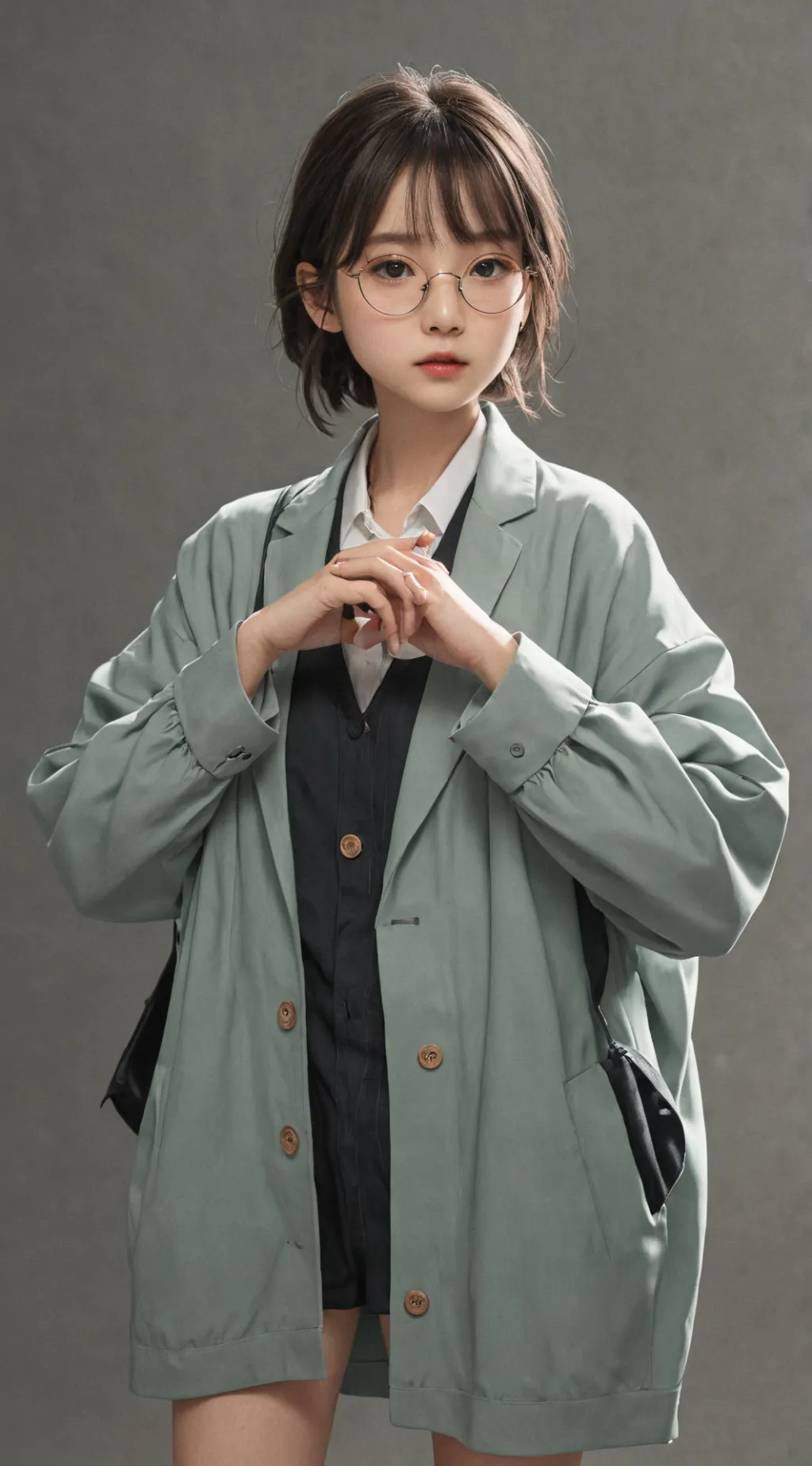 ai character: scuola background