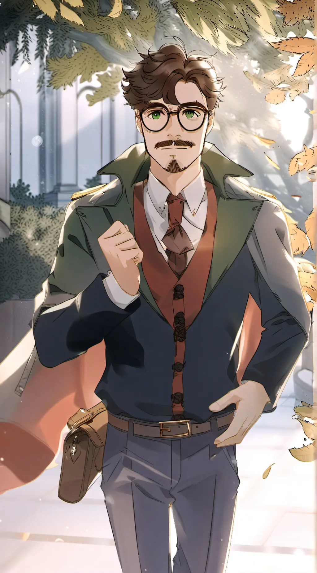 ai character: Harvey background