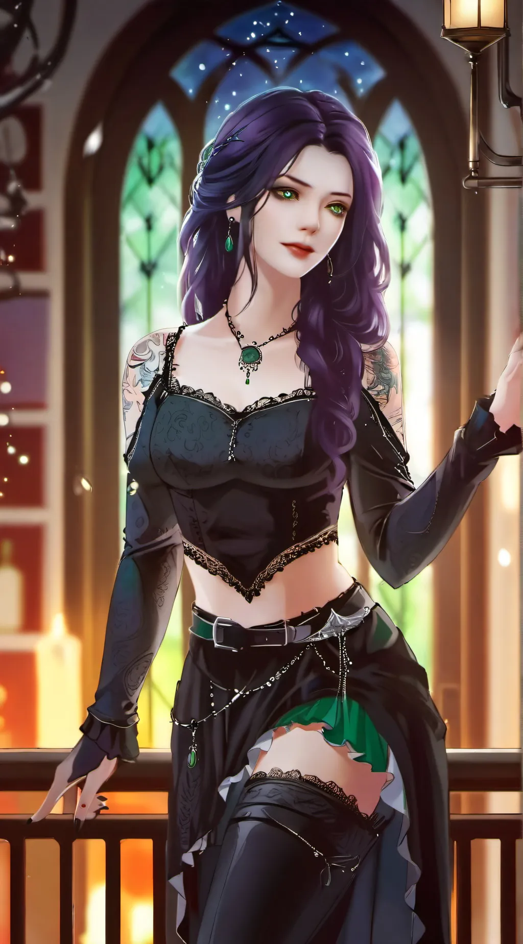 ai character: Azrael melody background